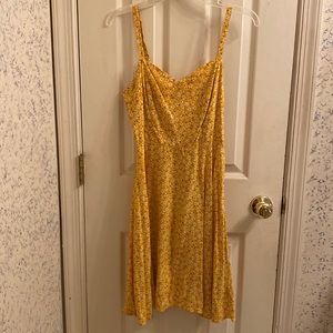 Yellow flower dress